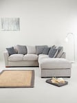 Very Home Bloom Fabric Right-Hand Corner Group Sofa Bed