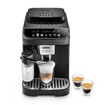 De'Longhi Magnifica Evo, Bean to Cup Coffee and Cappuccino Maker, 1450 watts, 250g bean container, 1.8L water container, ECAM292.81.B, Plastic, Black