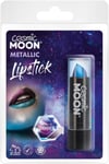 Smiffys Cosmic Moon Metallic Lipstick, Blue