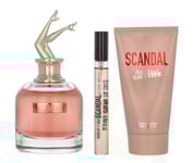 Jean Paul Gaultier Scandal Giftset 165 ml Edp Spray 80ml/Body Lotion 75ml/Edp Spray 10ml
