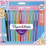 Paper Mate Flair Candy Pop -fiberpenna 12 st