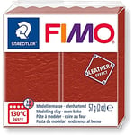 STAEDTLER Fimo Leather-Effect Oven-Hardening Modelling Clay Rust Colour 8010-749