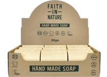 Faith in Nature Natural Fragrance Free Hand Soap Bar Box Set, Sensitive, Vegan &