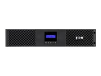 Eaton 9E - Ups (Rackmonterbar/Extern) - Ac 200/220/230/240 V - 1800 Watt - 2000 Va - 1-Fas - 6 X Batteri - Bly-Syra - 7 Ah - Rs-232, Usb - Utgångskontakter: 6 - 2U - 19" - Svart
