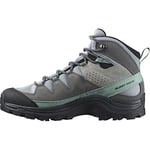 Salomon Quest Rove Gore-Tex Women's Backpacking Shoes, Backpacking specific, Outdoor protection, and Reliable performance, Quarry, 4.5