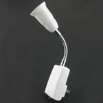 E27 Holder Flexible Light Bulb Lamp Extension Adapter Converter