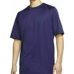 T-Shirt De Running Bleu Foncé Homme Nike Knit