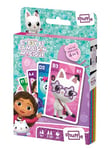 Shuffle – Gabby et la Maison Magique - 4 Jeux en 1-7 Familles, Paires, Action et Batailles - Jeu de Cartes Enfants & Famille - A partir de 4 Ans