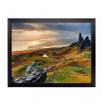 Lap Tray with Cushion for Eating - Landscape Isle of Skye Scotland 2 | 1 x Padded Bean Bag TV Dinner, Laptop, Serving Tray