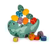 Small Foot Jeu d'équilibre « Dino », Bois certifié FSC® 100%, pour Enfants à partir de 3 Ans, 12620, Coloré