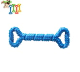 Big Bargain Store Indestructible Pet Toys for Large Dogs 33×12CM Durable Bone Shape Tug of War Toy Chew Toy Safe 100% Non Toxic Puppy Teething Clean Interactive Training Tool Blue