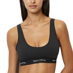 Marc O Polo Scoop Neck Bralette BH Svart bomull Small Dam