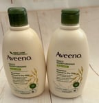 Aveeno Daily Moisturising body wash, Nourishes Normal to dry skin 2 x 500ml