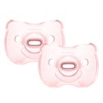medela baby Medela Baby Soft Silikon 0-6 UNO i ljusrosa, 2 st