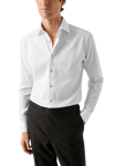 Eton Signature Twill-skjorta Contemporary Fit Vit