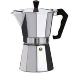 MiXXAR Aluminium Stovetop Coffee Maker Moka High Gloss Finish Italian Style Aluminium Espresso Coffee Maker Suitable For Homemade Coffee