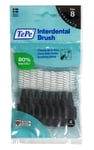 TePe Interdental Brushes Black 1.50mm- 8 Brushes Upto 40% Cleaner Teeth