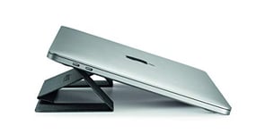 aiino Italian Ideas - PopUp, Support pour Ordinateur Portable, léger et Invisible, Compatible avec MacBook, PC jusqu'à 15 Pouces et iPad - Noir AIPOPUP 23 x 18 x 0,2 cm