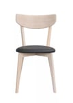 Ami Stol Vitpigmenterad/svart 48x80x47cm