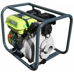 Varan Motors - 92703 Pompe à eau thermique 2'' haute pression 45.000 l/h Essence, 196cc 6.5cv, motopompe - Gris