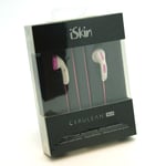 iSkin Cerulean Hi-Definition Stereo In Ear Earphones For iPod, iPhone iPad Pink