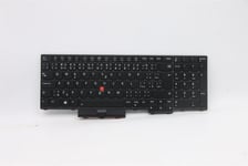 Lenovo ThinkPad T15g 1 P15 1 Keyboard Czech Black Backlit 5N20Z74894