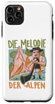 iPhone 11 Pro Max Miner with alpine horn - The Melody of the Alps Quote Case