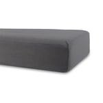 Formsydda lakan 70x140 cm - Antracitgrå - 100% bomull jersey lakan - Dra-på-lakan för barnmadrass