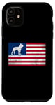 iPhone 11 Boston Terrier Dog 4th of July US American Flag Patriotic Case