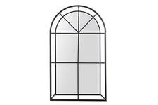 Adda Home Miroir Fenêtre Cadre Métal Noir 70 x 8 x 120 CM