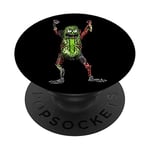 PopSockets Rick and Morty - Pickle Rick Pop on Black PopSockets PopGrip: Swappable Grip for Phones & Tablets
