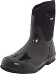 bogs Womens Classic Mid Handle 60156 Black Rubber Boots 38 EU, Noir, 38 EU