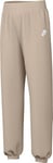 Nike Girl's Full Length Pant G NSW Club FLC Loose Pant Lbr, Sanddrift/Sanddrift/White, FD2933-126, S