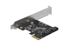 Delock - lagringskontrol - SATA 6Gb/s - PCIe 3.0