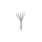 North Nätverkskabel Cat6A UTP Vit 50m kontaktlös Solid 10Gb/s 500MHz 26awg CM