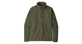 Polaire patagonia better sweater 1 4 zip vert homme