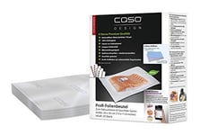 CASO professional foil bag 20x30 cm / 50 bags, for all beams vacuumer, BPA-free, very strong & tearproof approx. 150µm, boil-proof, Sous Vide suitable, reusable, suitable for foil welding machines