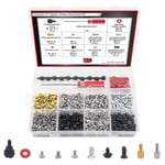 CUHAWUDBA 780 PCS Computer Screw Kit,Computer Screw Standoffs Set Kit for Hard Drive Computer Case Motherboard Fan Power with a Screwdriver