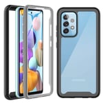 For Samsung A52s/A52 Case, A52s 5G/A52s 5G Enterprise Edition Case Shockproof Built-in Screen Protector 360° Full-Body Protective Cover Silicone Bumper Heavy Duty Phone Case for Samsung Galaxy A52s