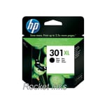 2x Original HP 301XL Black Ink Cartridges CH563E 8.5ml For Deskjet 3059A Printer