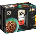 Ekonomipack: Sheba 144 x 85 g portionspåse - Selection in Sauce