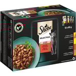 Ekonomipack: Sheba 144 x 85 g portionspåse - Selection in Sauce