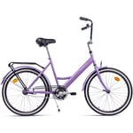 Baana Suokki 24" -polkupyörä, 1-vaihteinen, violetti