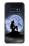 Mermaid Silhouette Moon Night Case Cover For Samsung Galaxy S10e