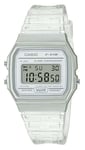 Casio F-91WS-7EF F-91 Digital Dial / Transparent Resin Strap Watch