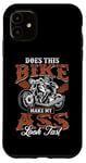 Coque pour iPhone 11 Does This Bike Vintage Motorcycle Club Amateur