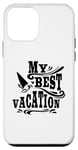 iPhone 12 mini My Best Vacation Adventure Travel Beach Surf Case