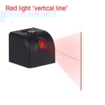 Niveau Laser puissant Mini lignes transversales horizontales et verticales ligne de localisation de niveau Laser Portable Super vert pour Charge USB bricolage - Type RedVertical 1PC