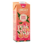 Lowcaly Fruktdryck, Pink Lemonade, 1 L