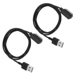 2pc Magnetic Connector USB Charging Cable Fit for Suunto 9 Smart Watch Black